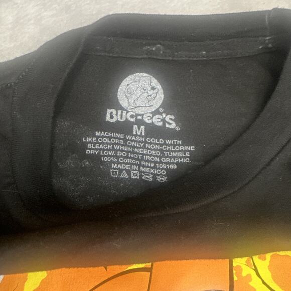 BUC-EE'S BLACK T-SHIRT HALLOWEEN LET'S BOO THIS! SIZE Medium Fall Ghost Goblin - Picture 6 of 7